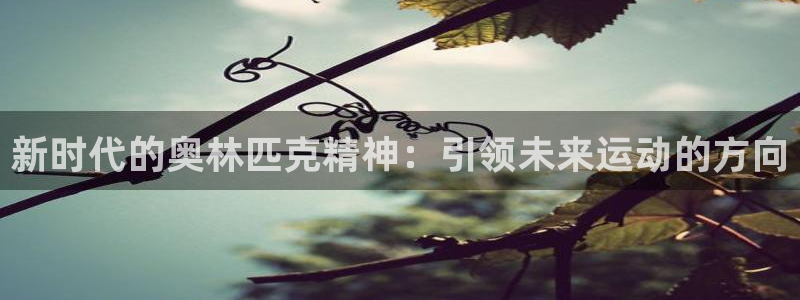 so米体育app：新时代的奥林匹克精神：引领未来运动的方向